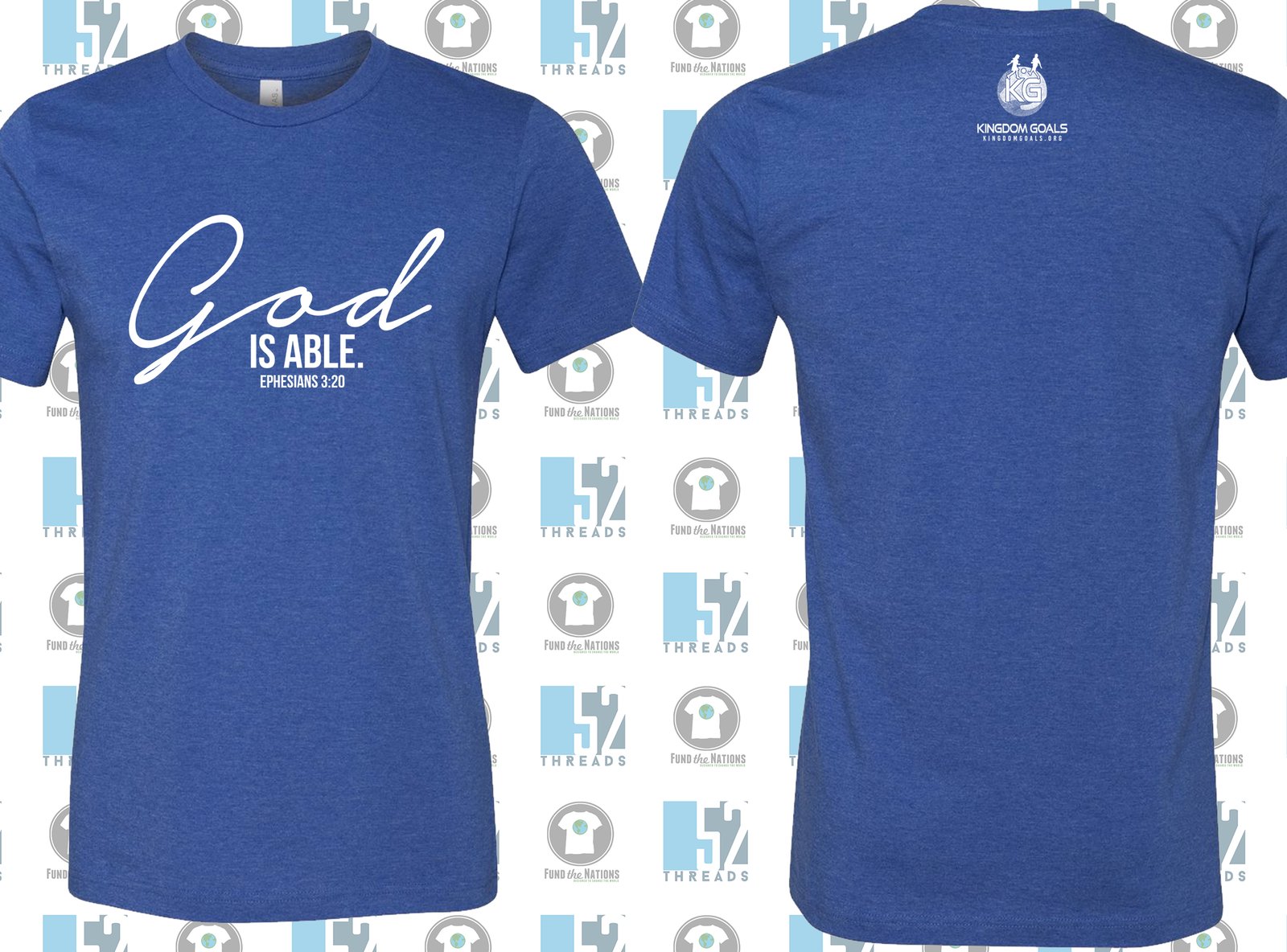 heather royal blue shirt