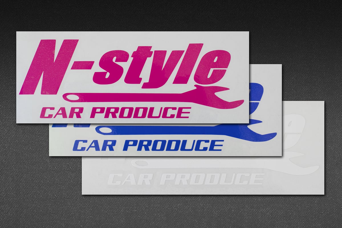 N-STYLE CAR PRODUCE STICKER | pinkstyle