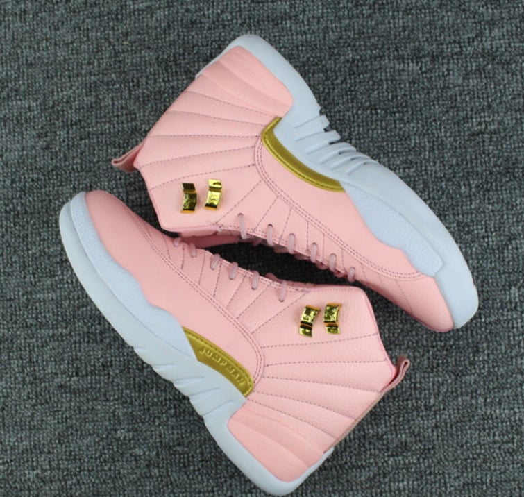 Womens Air Jordan 12 GS Pink Lemonade 