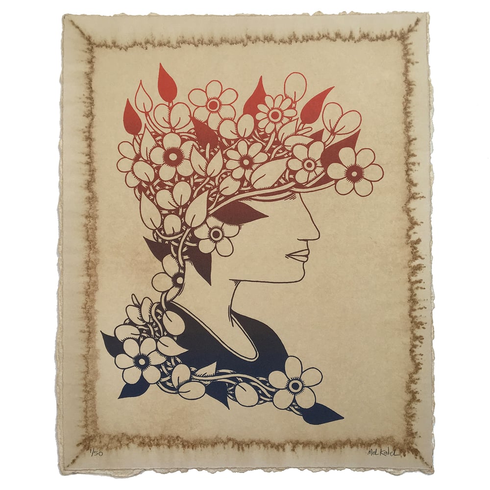Image of FLOWER BUST - print