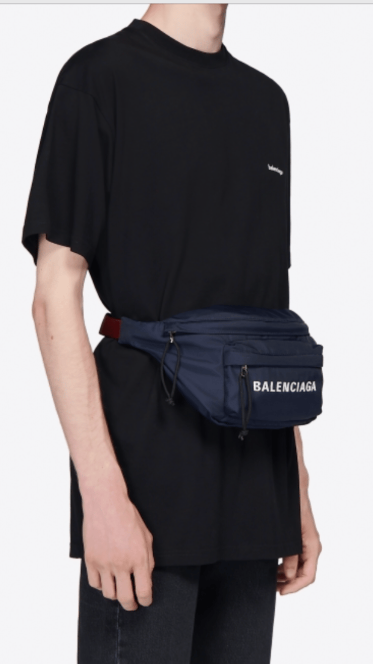 5829 BALENCIAGA WHEEL BELT PACK - ウエストポーチ