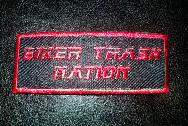 Image of Biker Trash Nation vest patch