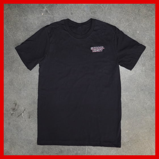 Image of School Night Embroidered T-Shirt