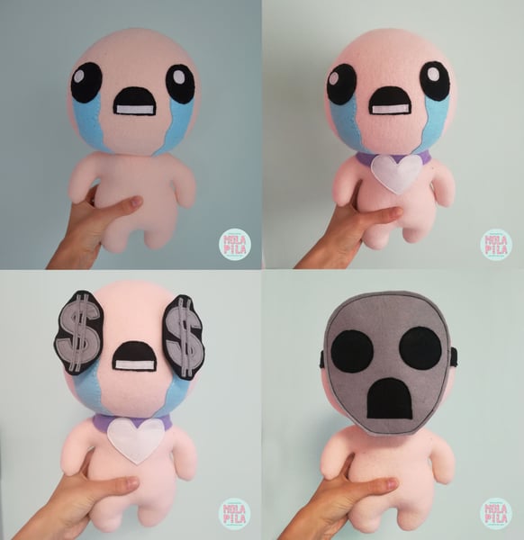Image of Isaac toy with three accessories.