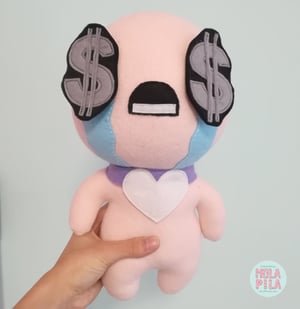 Image of Isaac toy with three accessories.