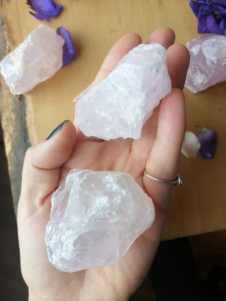 Image of Medium Rough Rose Quartz Chunk 