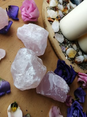 Image of Medium Rough Rose Quartz Chunk 