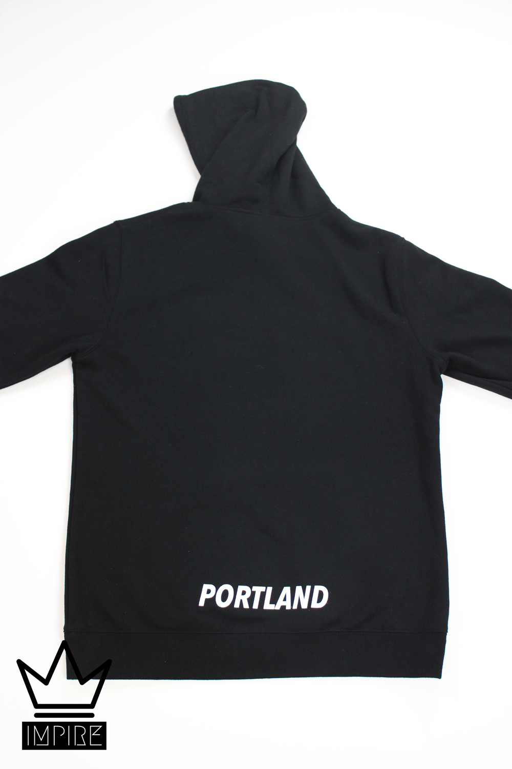 Image of GLITCH HOODIE (BLACK/WHITE)