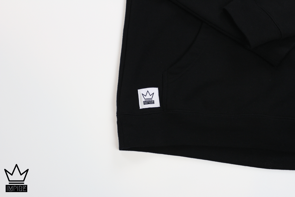 Image of GLITCH HOODIE (BLACK/WHITE)
