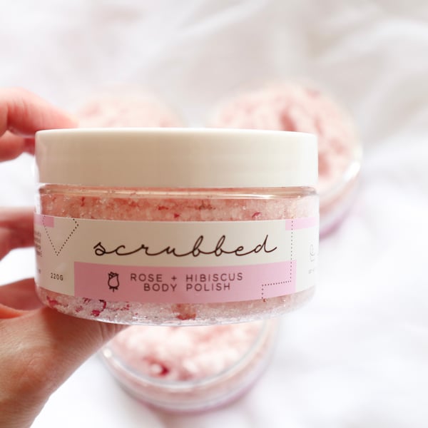 Image of Rose + Hibiscus Body Polish 