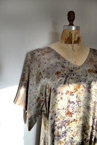 Image 1 of Kimono Wrap silk dress