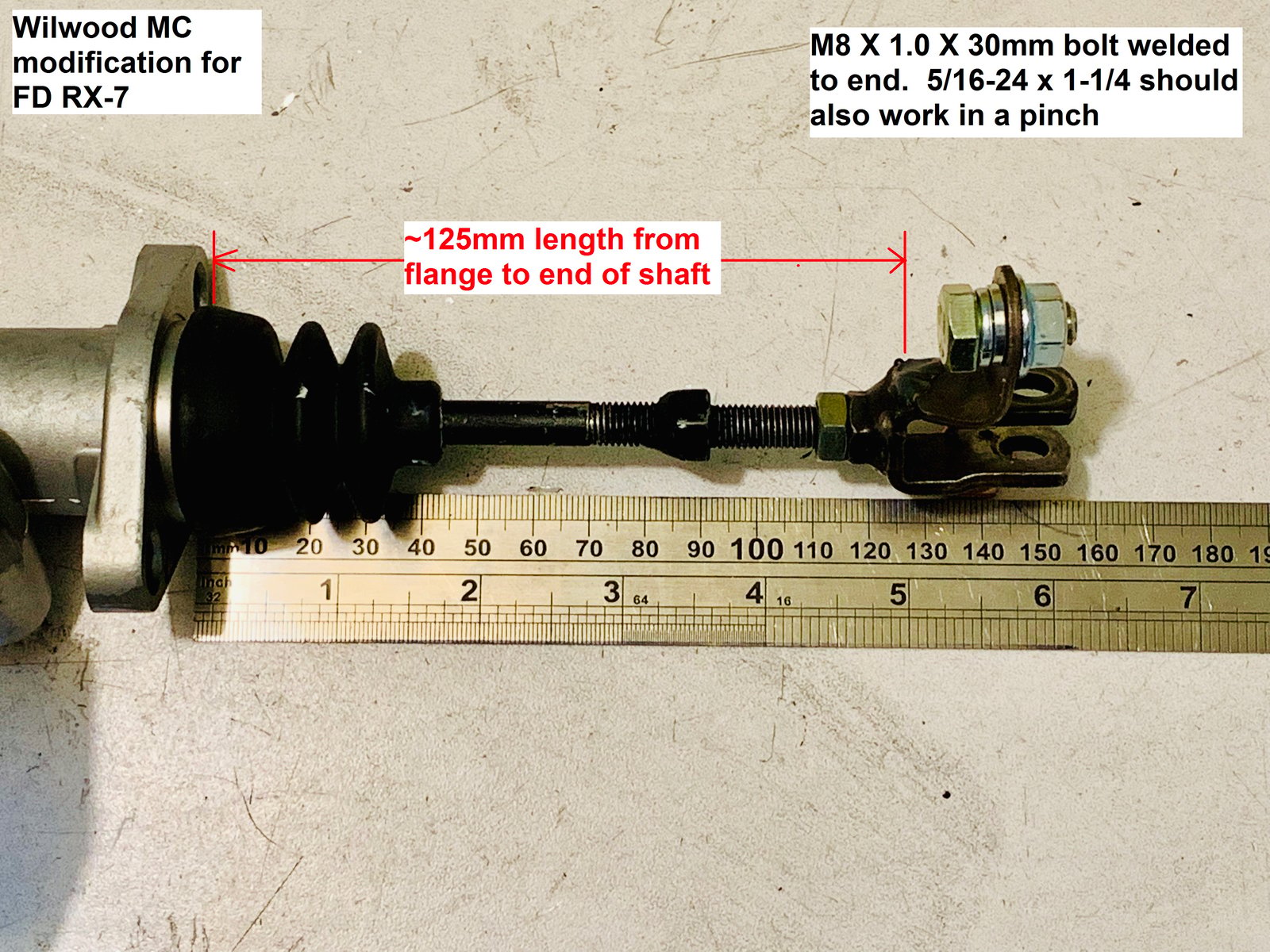 RX-7 Aftermarket Clutch Master Cylinder Adapter | Z Precision