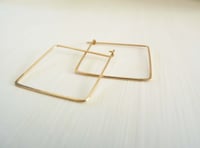 Image 1 of Big square earrings