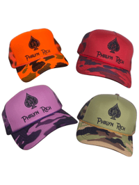 Image 1 of Phillyn Rich Solid Camo Trucker Hat 