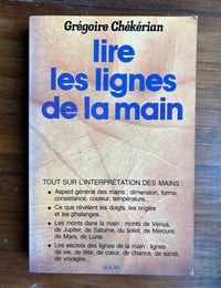 Image 1 of Les lignes de la main, de Grégoire Chékérian, éditions Solar, 1979