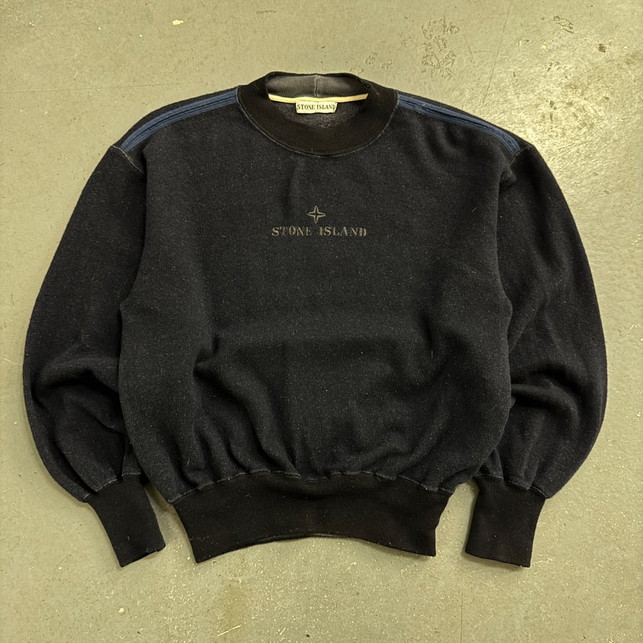 Image of 1980s Stone Island wool knit, size medium