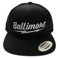 Image 1 of Baltimore Lightning Bolt Snapback