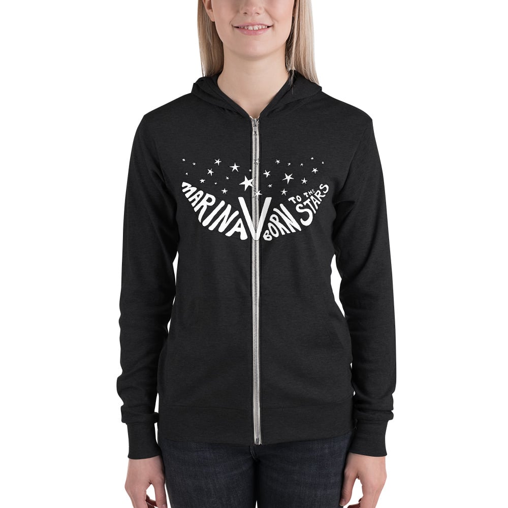 Image of BORN TO THE STARS Triblend Unisex Hoodie