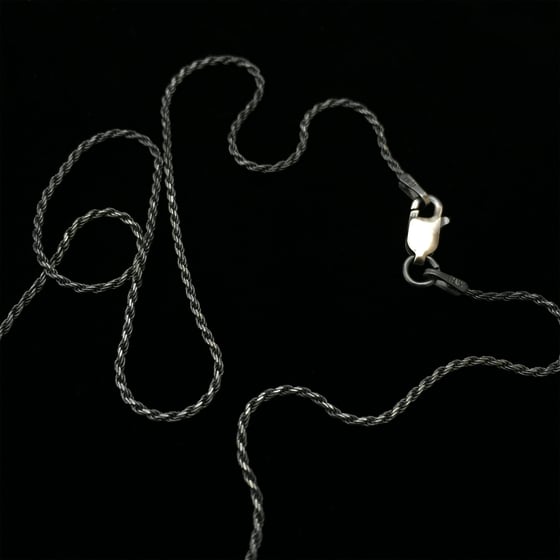 Image of 16" Sterling Silver Chain Diamond Cut Rope