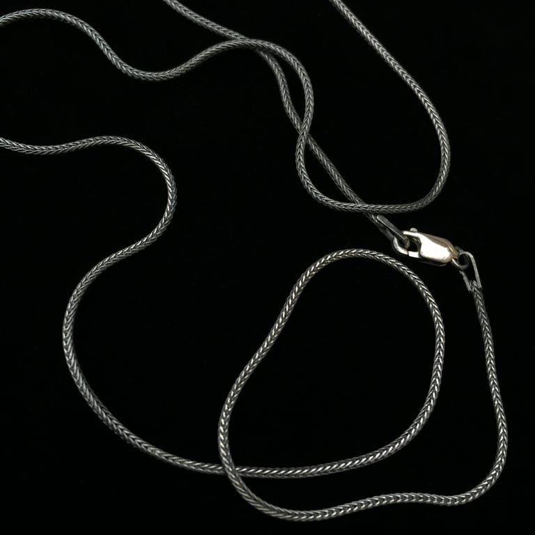 18 Sterling Silver Chain Necklace