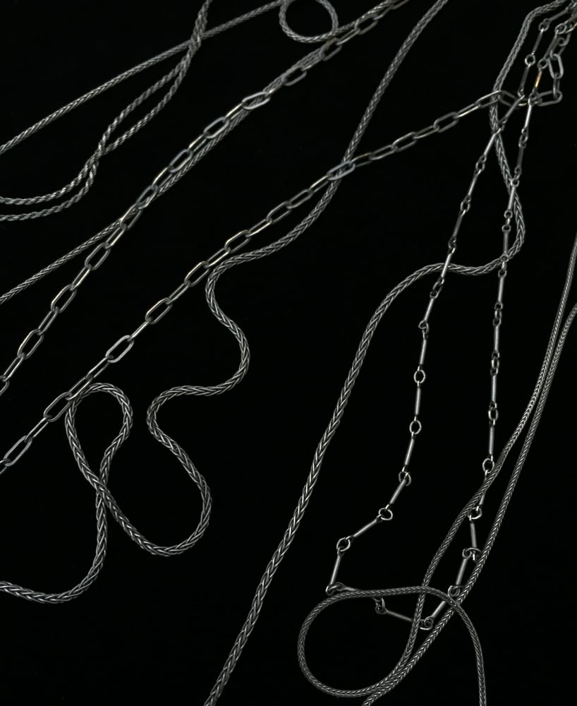 Image of 24" Sterling Silver Chain Wheat