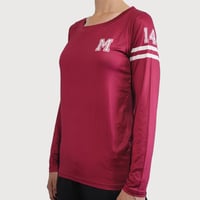 Image 2 of Women's Varsity Active Long Sleeve Tee