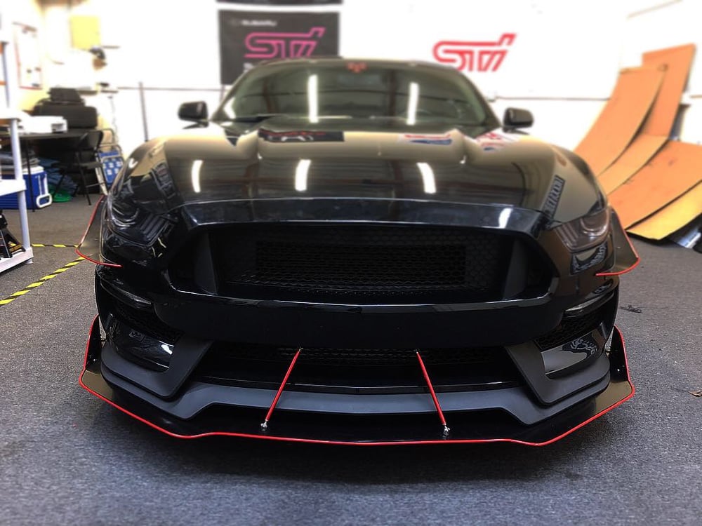 Downforcesolutions 15 18 Ford Mustang Gt350 Splitter
