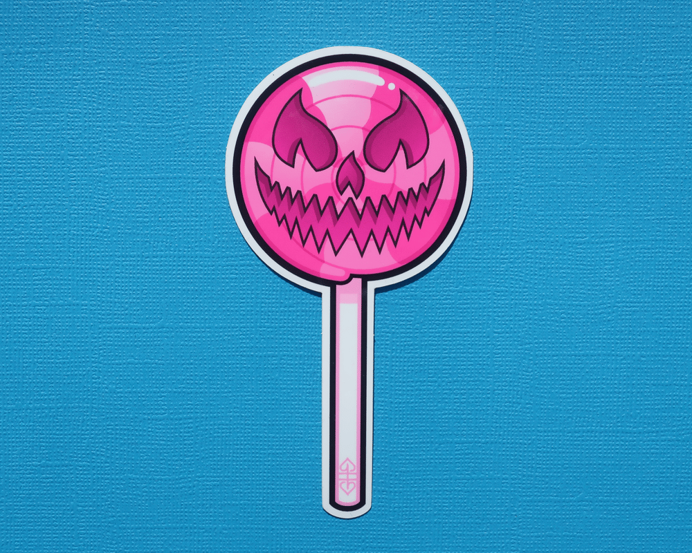 Sucker Sticker Gravehearts Design