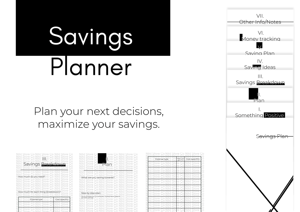 Image of Savings Planner - 14-page Kit