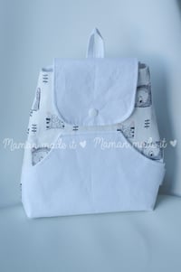 White bear backpack