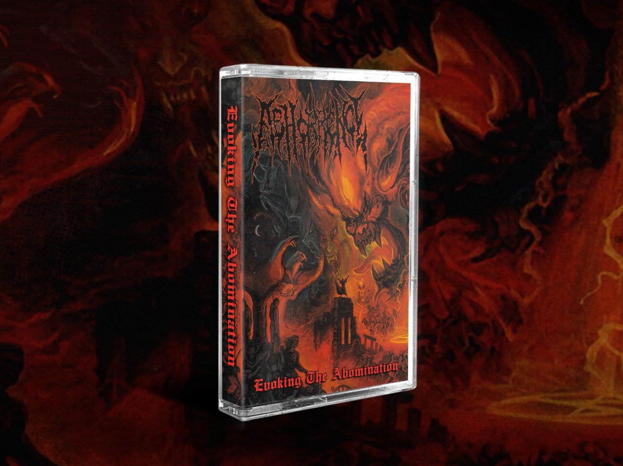 Image of ABHORRENCE - Evoking The Abomination Single Package (SS and LS) - Bundle Package (SS/LS + Tape)
