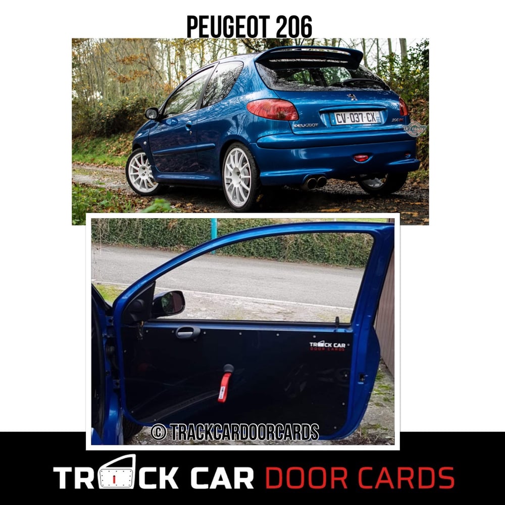 Image of Peugeot 206 Track Car Door Cards