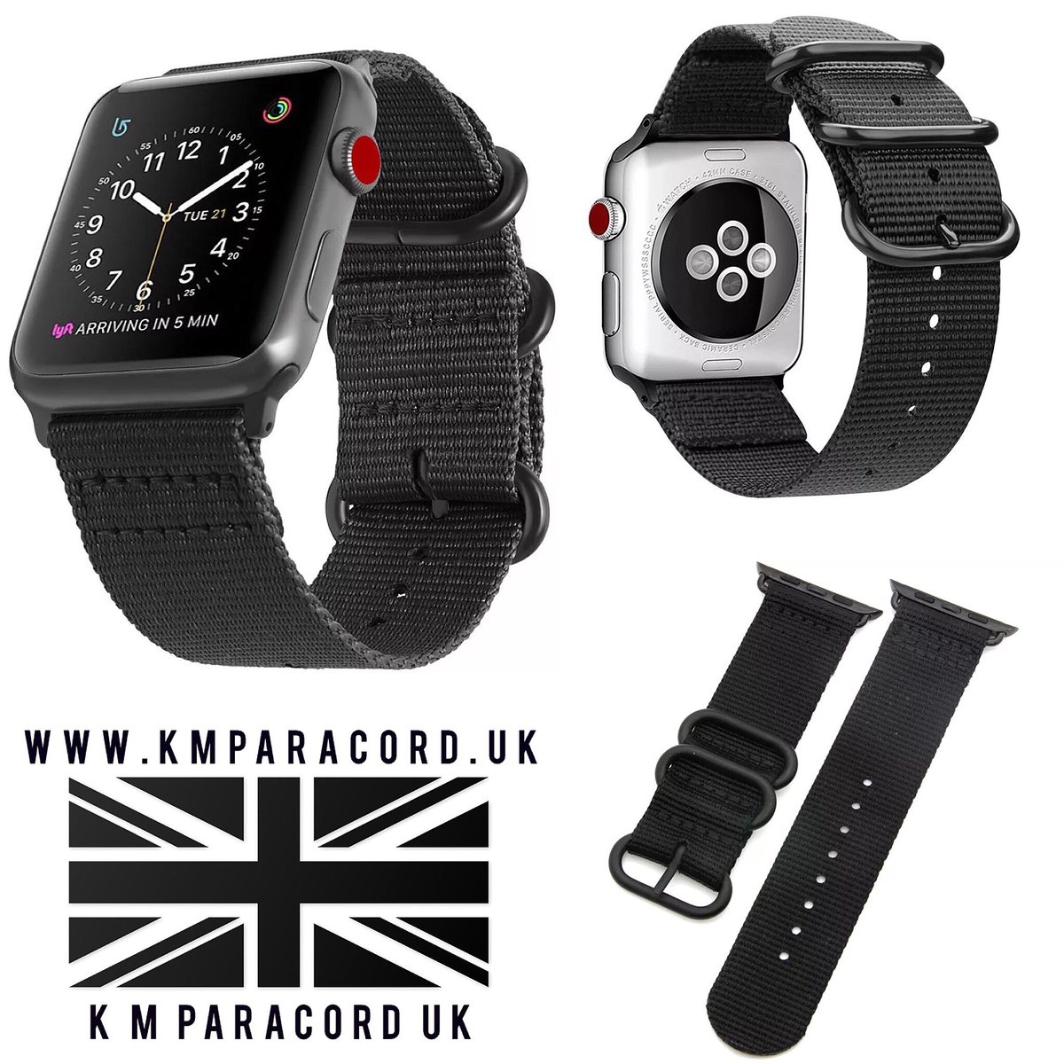 Image of KMP Apple Watch â€˜NATOâ€™ strap