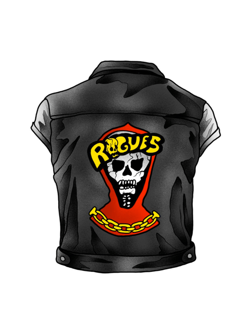 Image of Warriors Vest by Joshua Kelly (Pin & Rogues Vest Sticker)