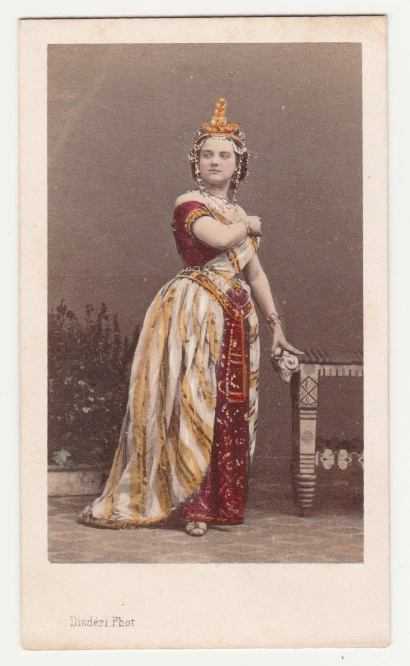 Image of Disdéri: Marie Sax in L'Africaine, ca. 1865