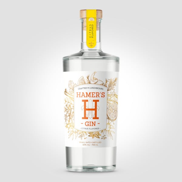 Image of Hamer's Gin - Citrus flavored -