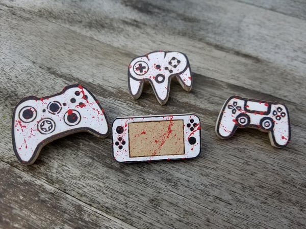 Image of wooden gaming pins