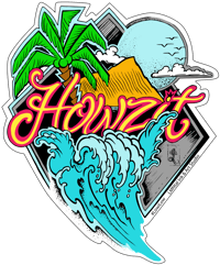Howzit Wave Sticker