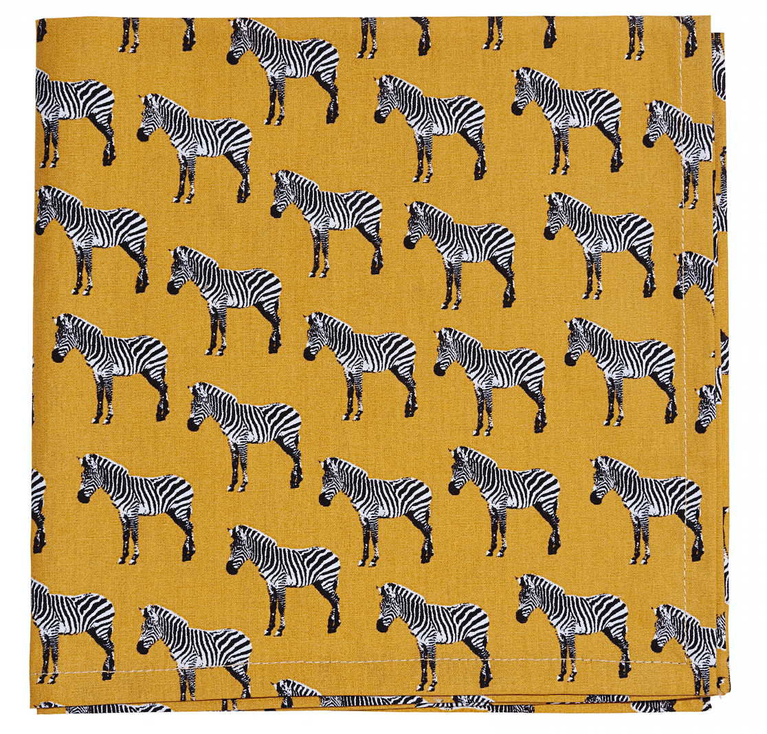 Image of Set di 2 tovaglioli Zebra/ Zebra napkins set of 2 