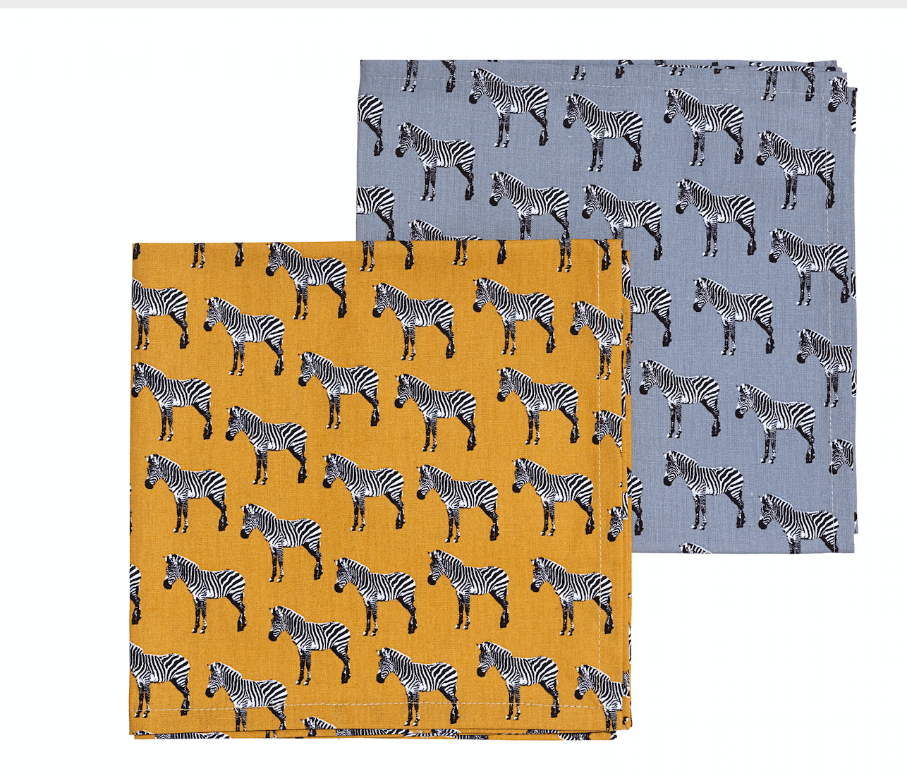 Image of Set di 2 tovaglioli Zebra/ Zebra napkins set of 2 