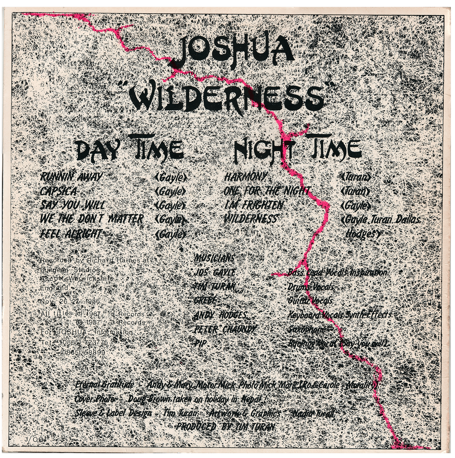 Image of Joshua - Wilderness (SOLD OUT)