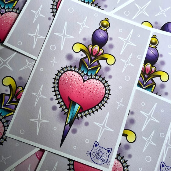 Image of Sparkle Dagger Print