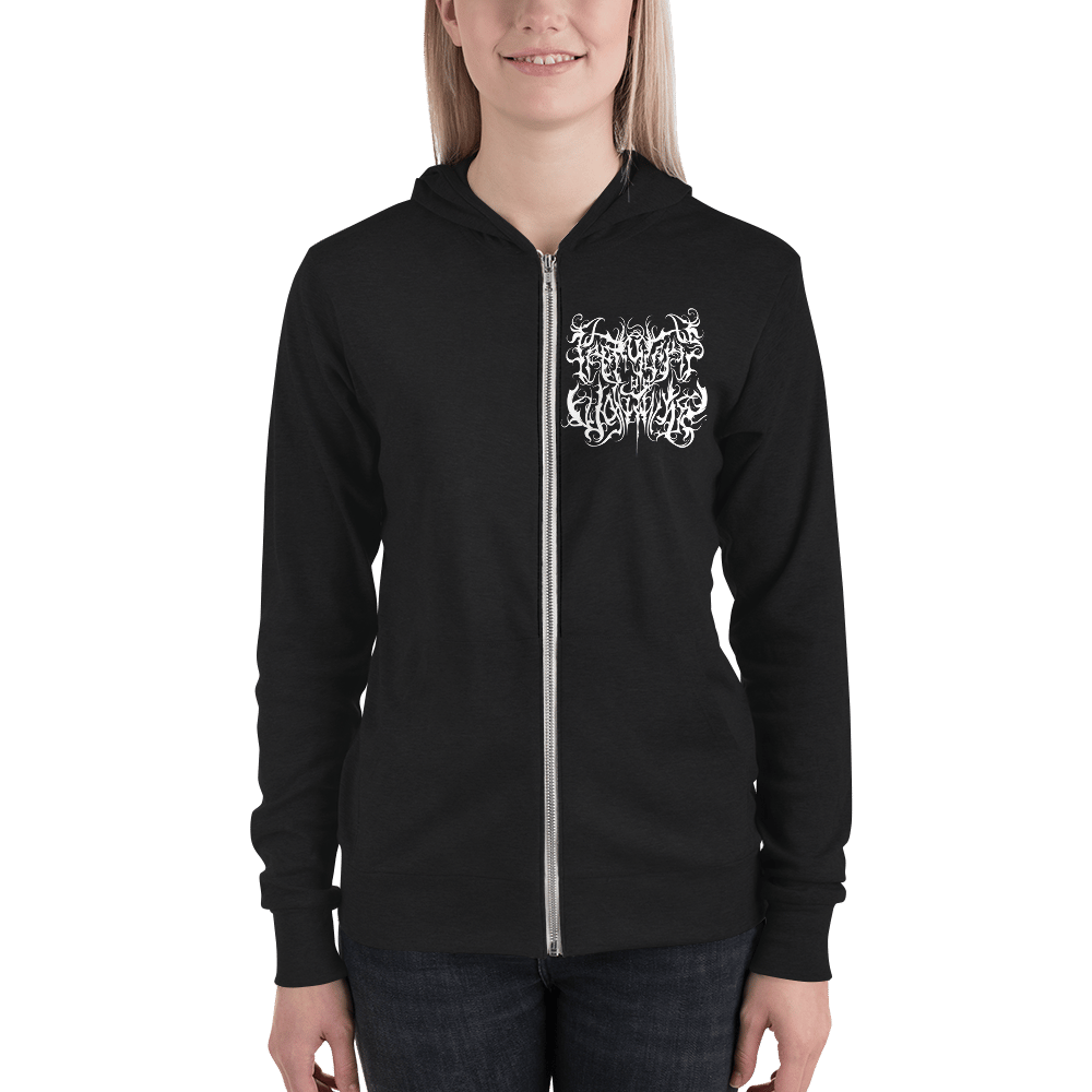 Image of Unisex Black Metal PGDUT modern fit hoodie