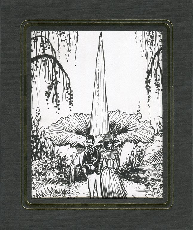 Image of Corpse Flower inked art