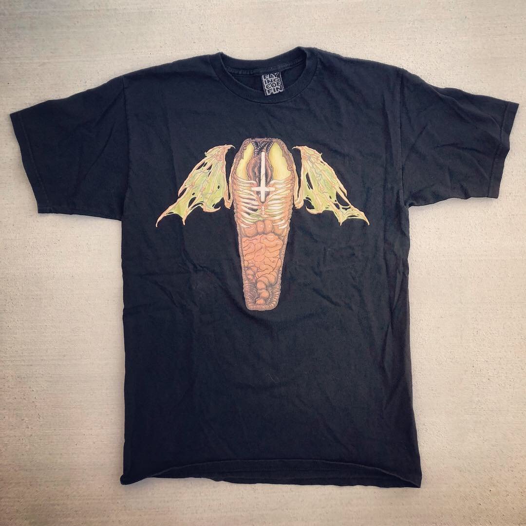 Image of Flying Coffin Metal Meat T-Shirt