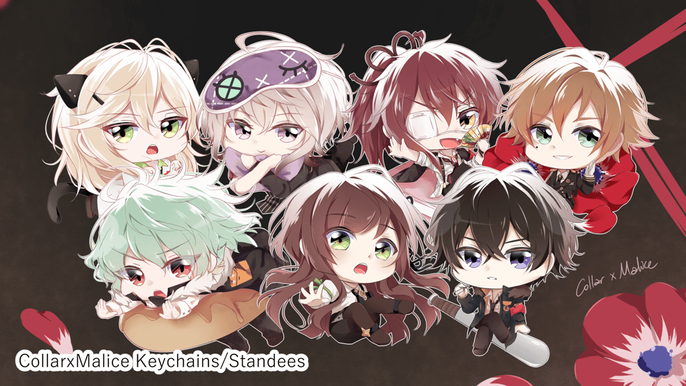 Collar X Malice Charms Standees 7cm Kimiyoto