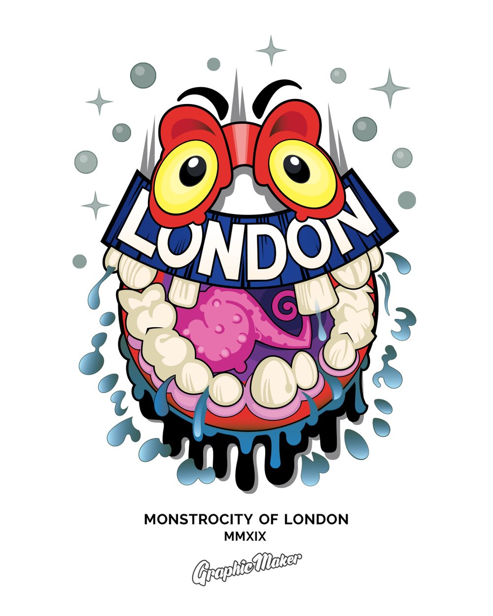 Image of Monstrocity of London Limited Edition Giclee Print