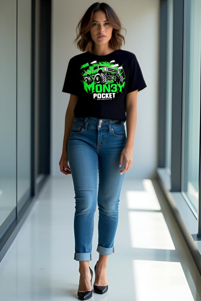 GREEN MONSTER TRUCK TSHIRT