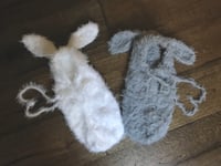 FURRY BUNNY SWADDLE POUCH