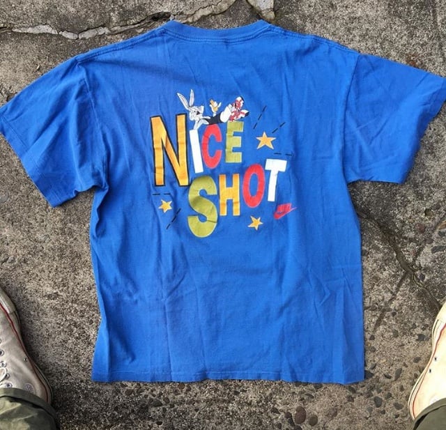 Image of Early 90’s Nike Hare Jordan Nice Shot Tee.